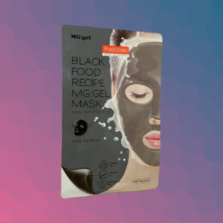 PUREDERM Black Food Recipe MG: Gel Mask