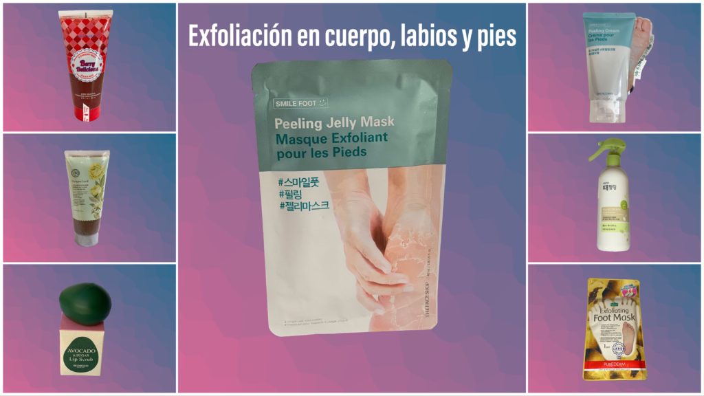 La exfoliación puede hacerse en todo el cuerpo.
